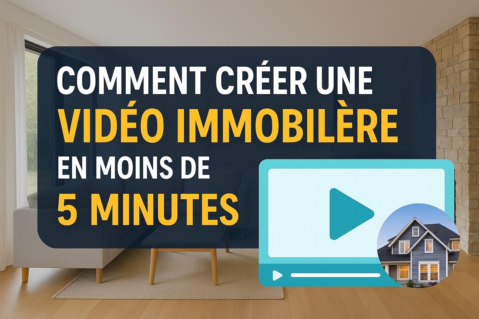 Comment créer une vidéo immobilière en moins de 5 minutes ?
